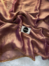 Indupriyaa Brown Burbury Satin Designer Saree
